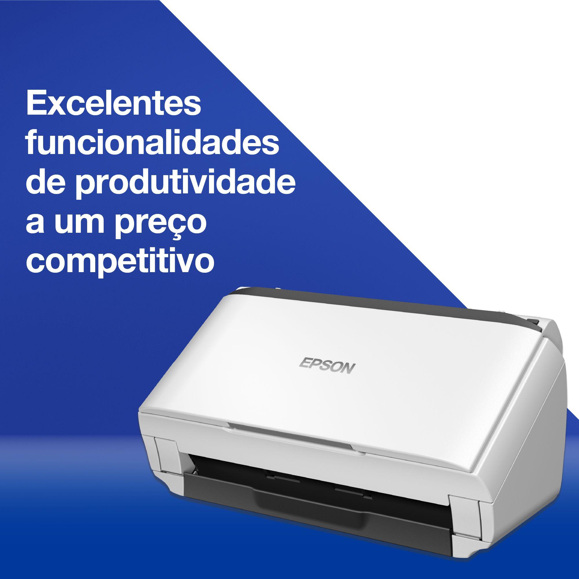 Digitalizador de Alimentação por Folhas EPSON WorkForce DS-410 (USB 2.0 - Preto e Branco) — miniatura 4