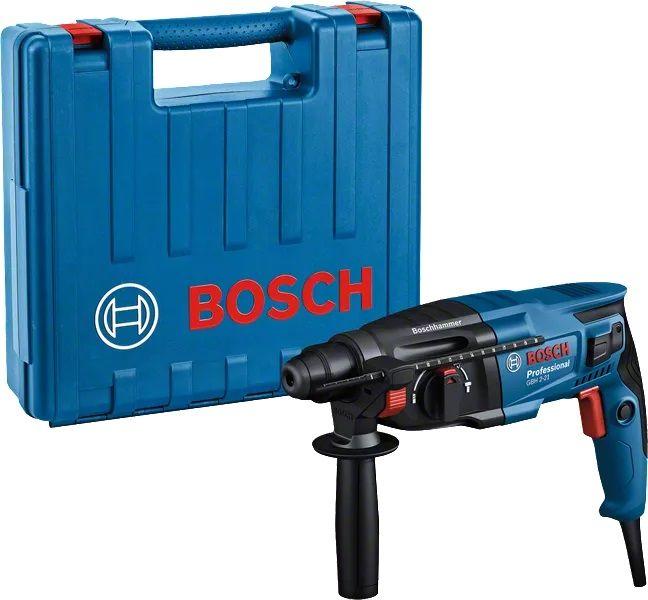 Martelo Perfurador BOSCH GBH 2-21 Professional (720 W - Corrente elétrica - Preto, Azul e Vermelho), miniatura 2