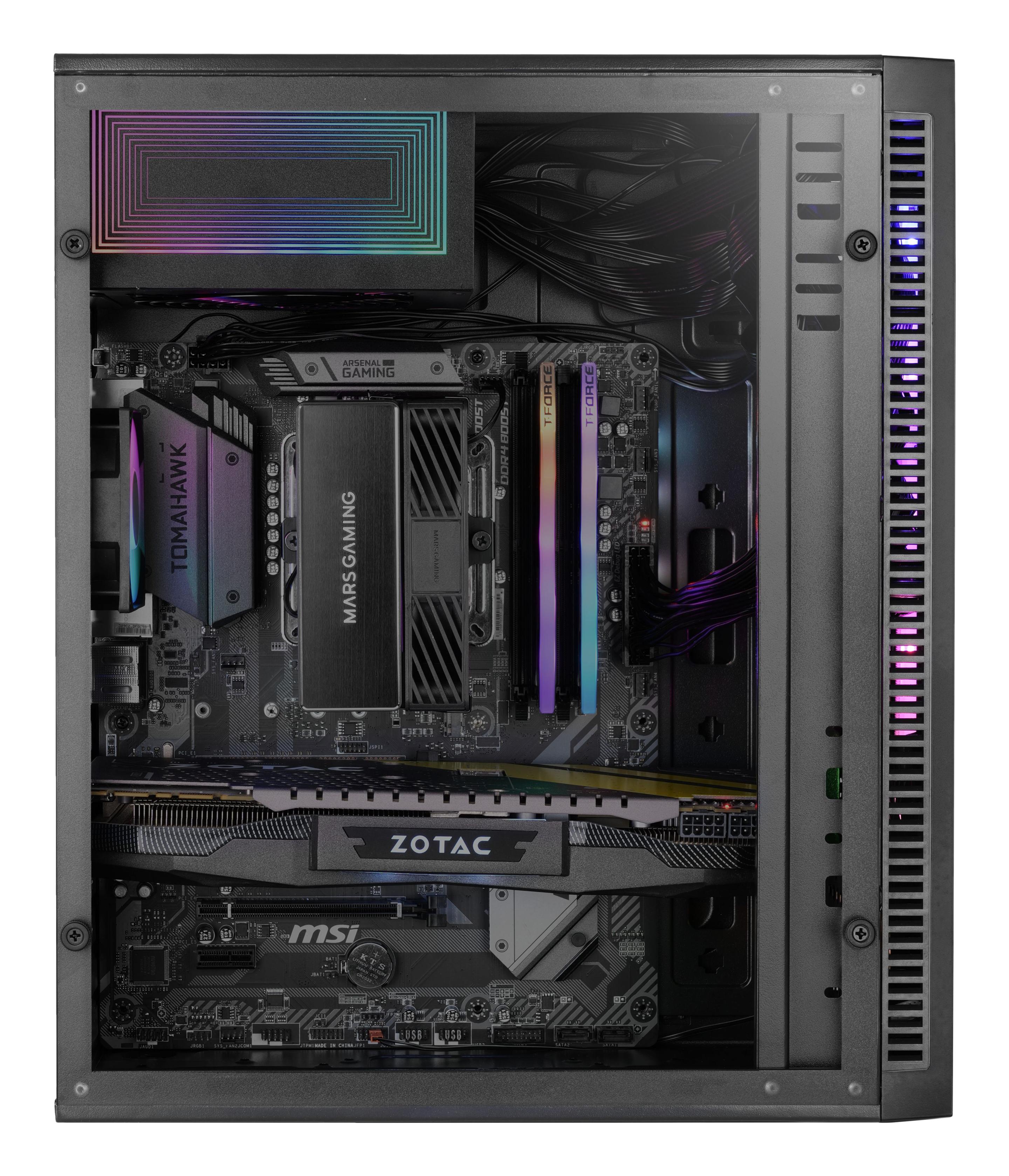 Caixa PC MARS GAMING MC-BLAZE (ATX, micro-ATX, Mini-ITX - Torre média - 15 cm - Preto) — miniatura 8
