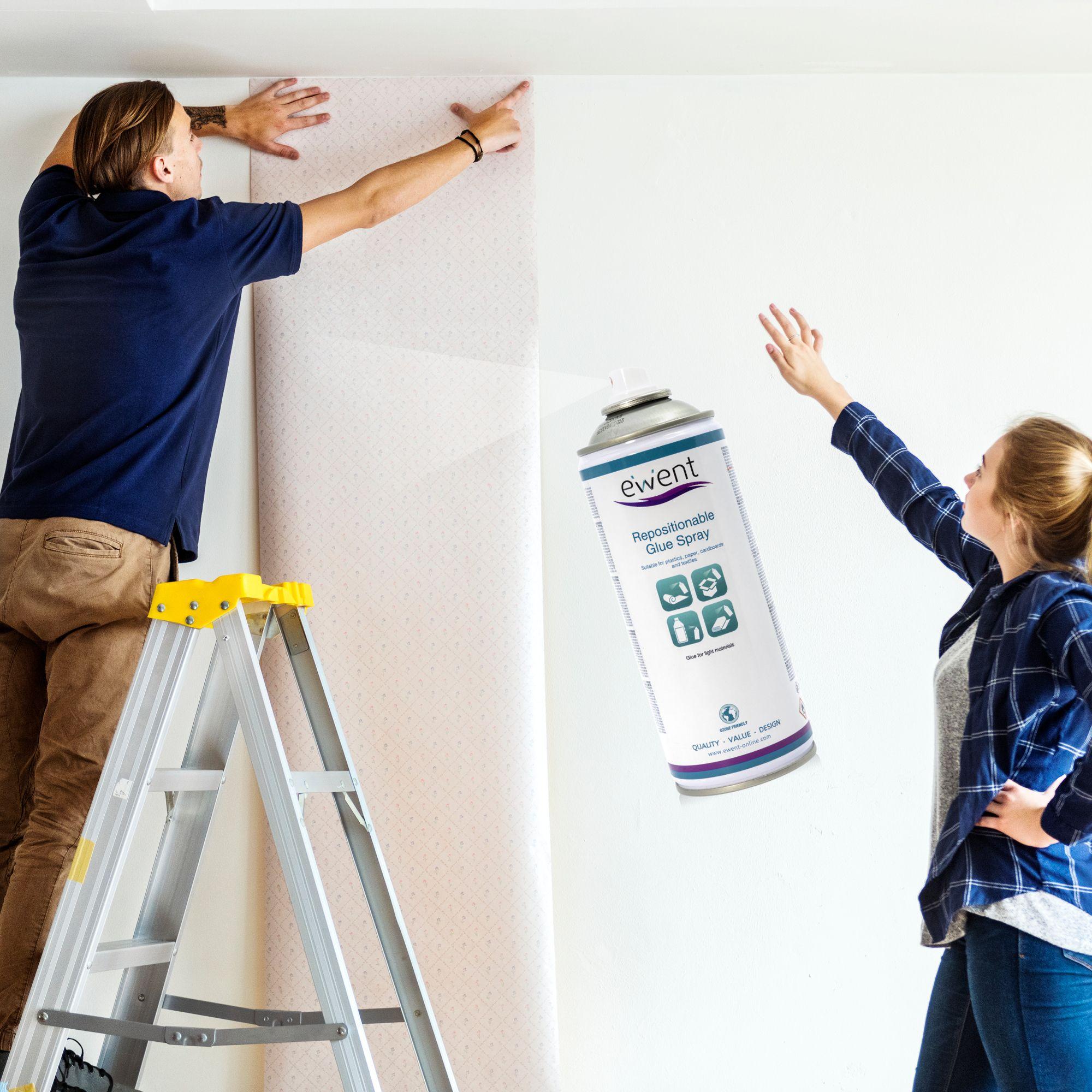 Spray de Cola Reposicionável EWENT EW5625 (Branco) — miniatura 4