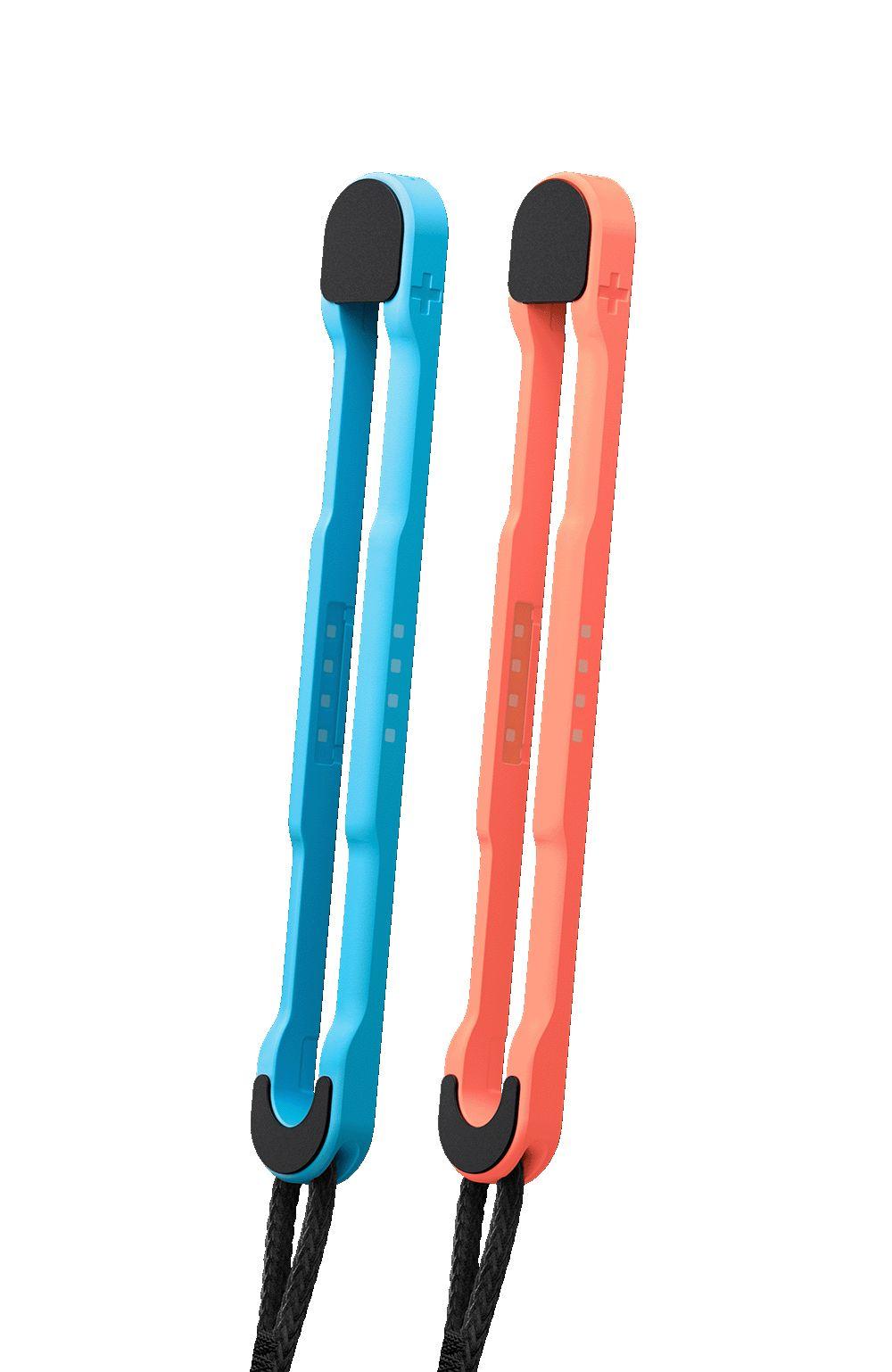 Conjunto de Correias para Comando NINTENDO Joy-Con 2 (Azul Claro/Vermelho Claro)