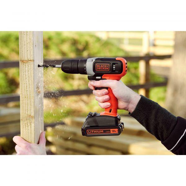 Berbequim Aparafusadora BLACK+DECKER BCD001C1-QW (Preto/Vermelho), miniatura 4