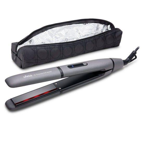 Alisador de Cabelo UFESA X-TREME INFRARED (Cerâmica - 11 cm - Cinzento)