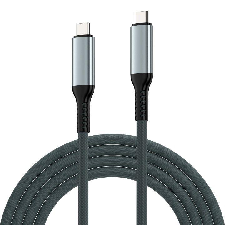 Cabo USB-C EWENT EC1071 (1 m - USB C - Preto e Branco)