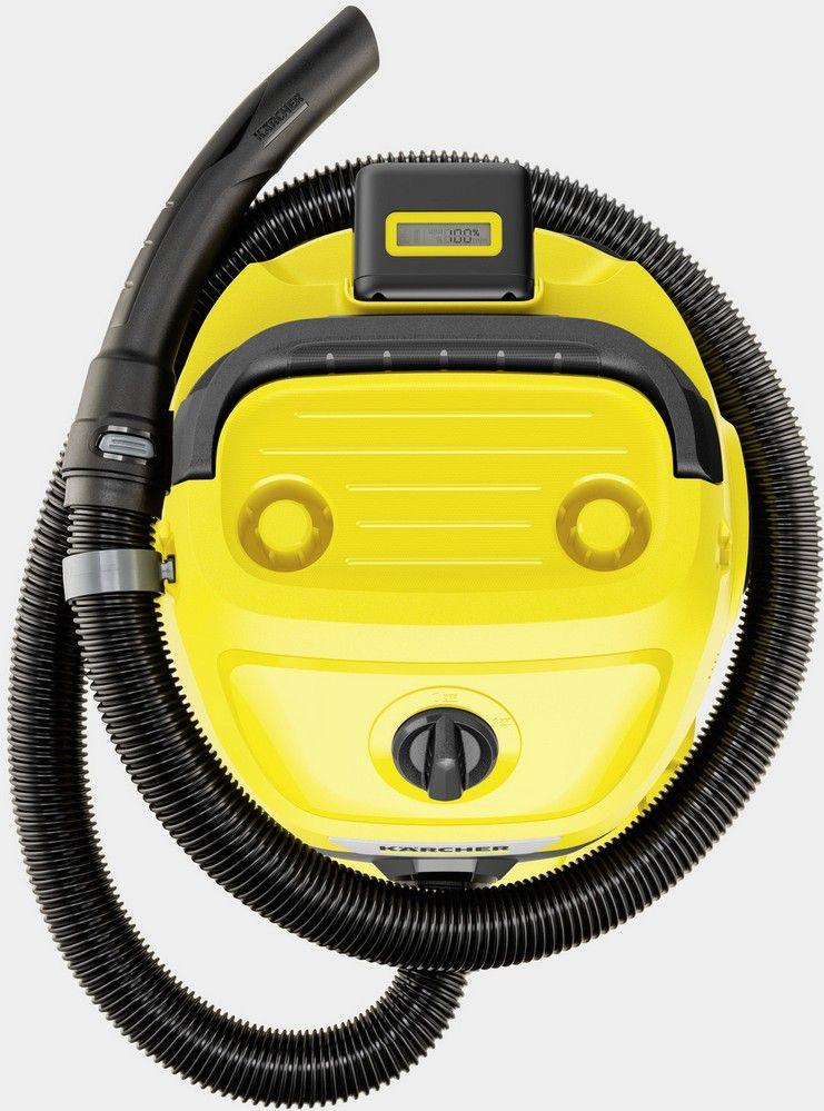 Aspirador de Tambor KÄRCHER WD 3-18 V-17/20 (Altura 49,2 cm - 17 L - Tapete, piso duro - Preto/Amarelo), miniatura 3