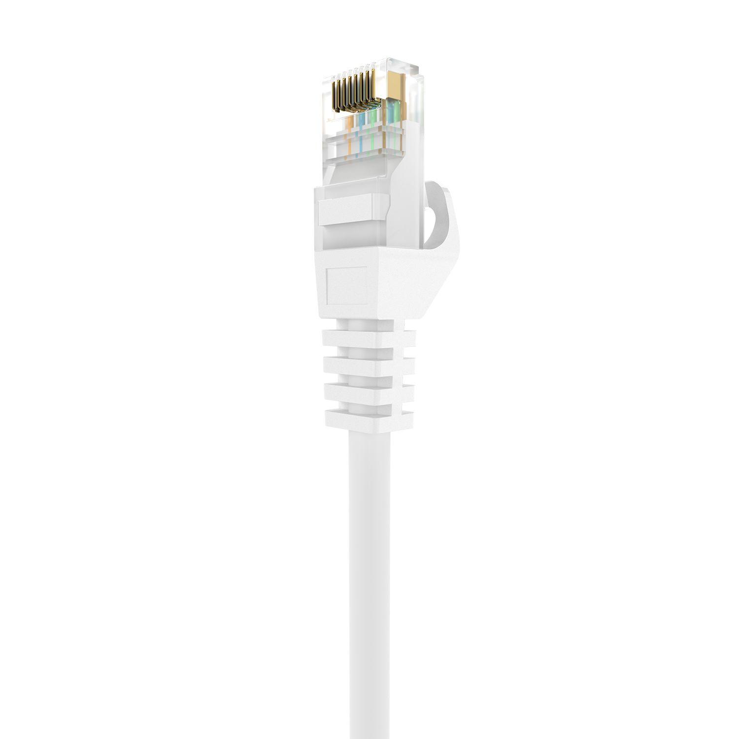 Cabo de Rede AISENS A145-0594 (1 m - Cat6A - RJ-45 - Branco), miniatura 2