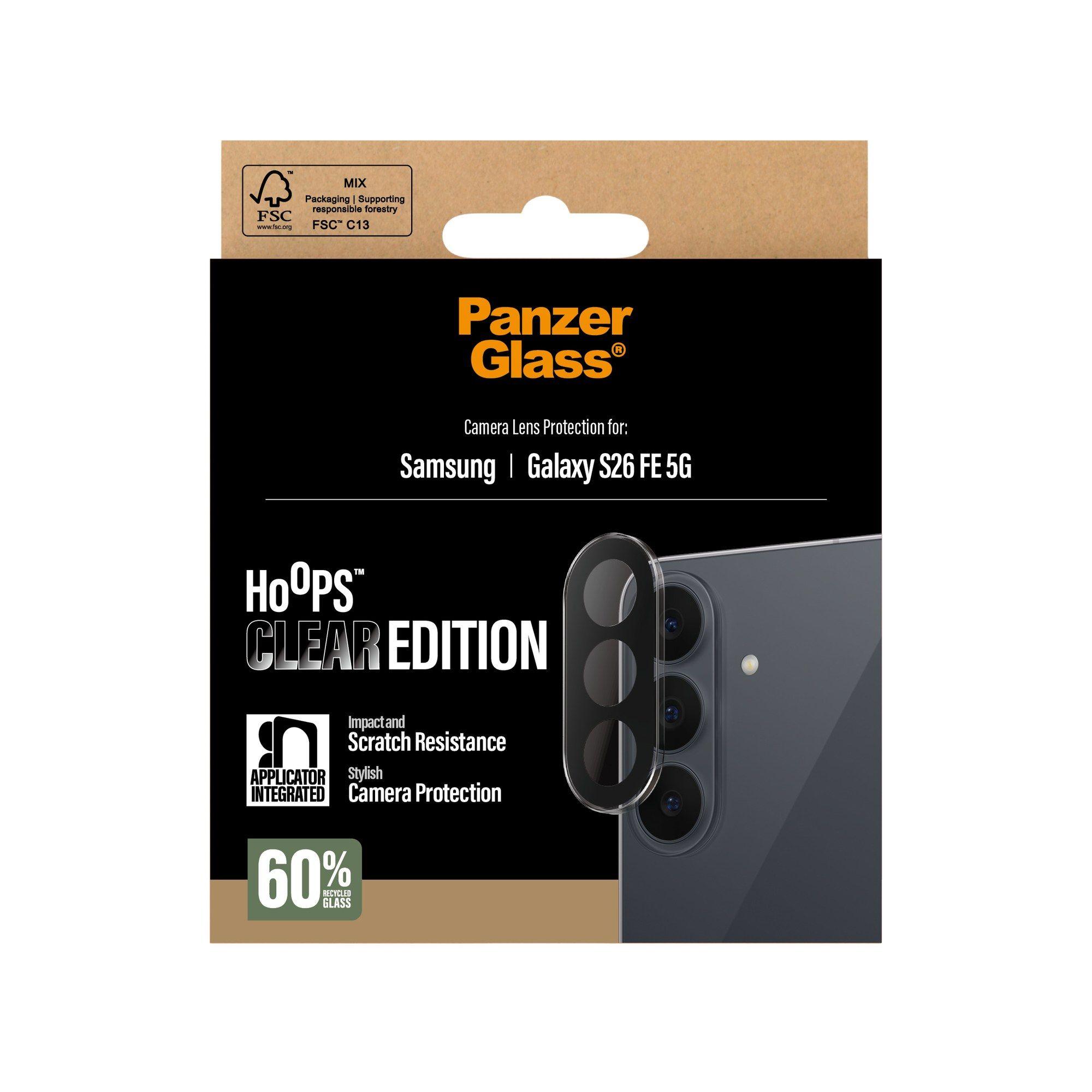 Protetor de Lentes de Câmara PANZERGLASS Hoops PG73301 (Samsung Galaxy S25 FE 5G - Samsung - Silicone - Transparente) — miniatura 3