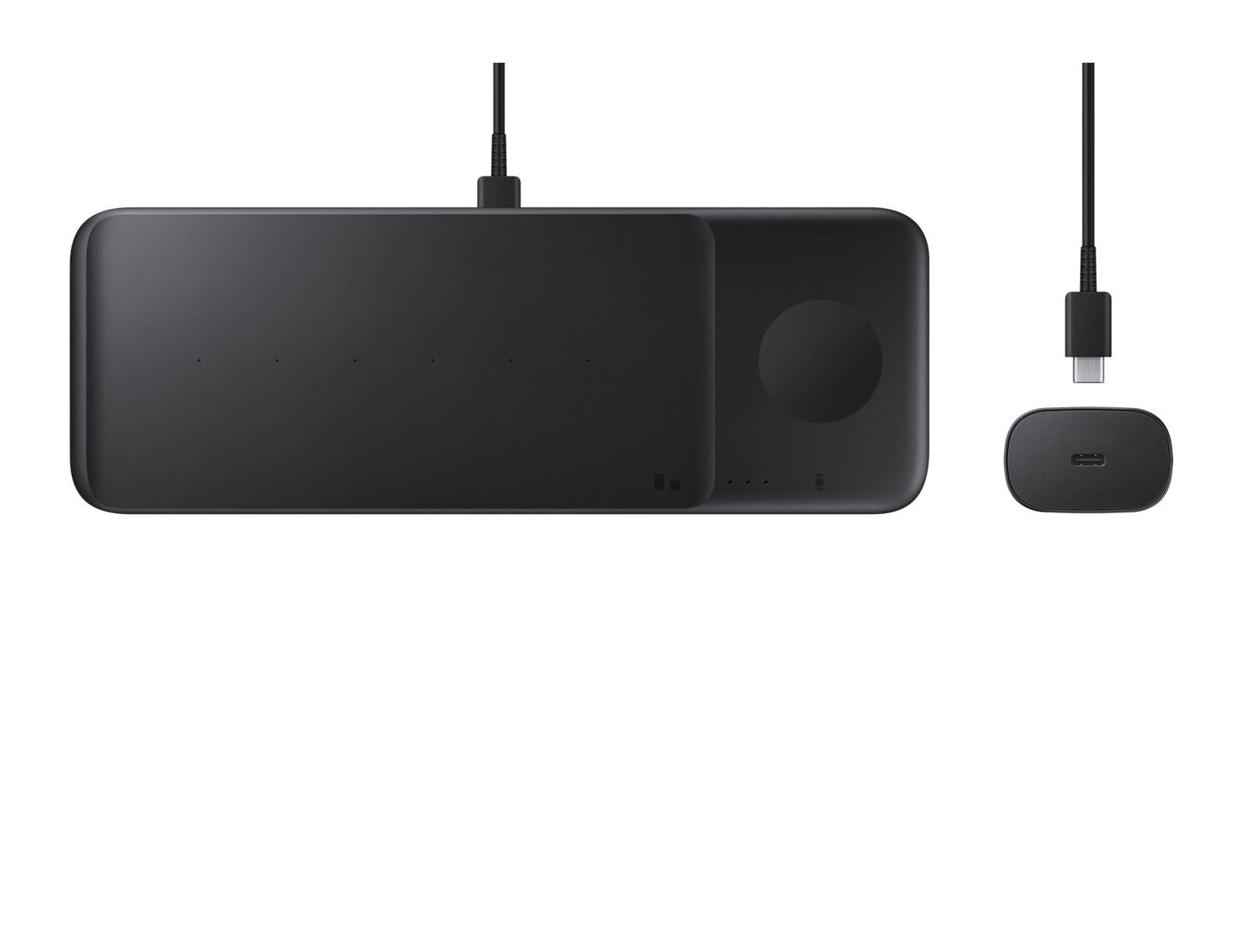 Carregador Sem Fios SAMSUNG Wireless Charger Trio EP-P6300 (Wireless - USB Tipo-C - Preto), miniatura 5