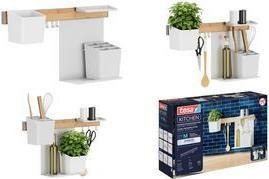Organizador de Cozinha TESA Kitchen Organizer Combi Set M (Conjunto combinado - Fixação adesiva)