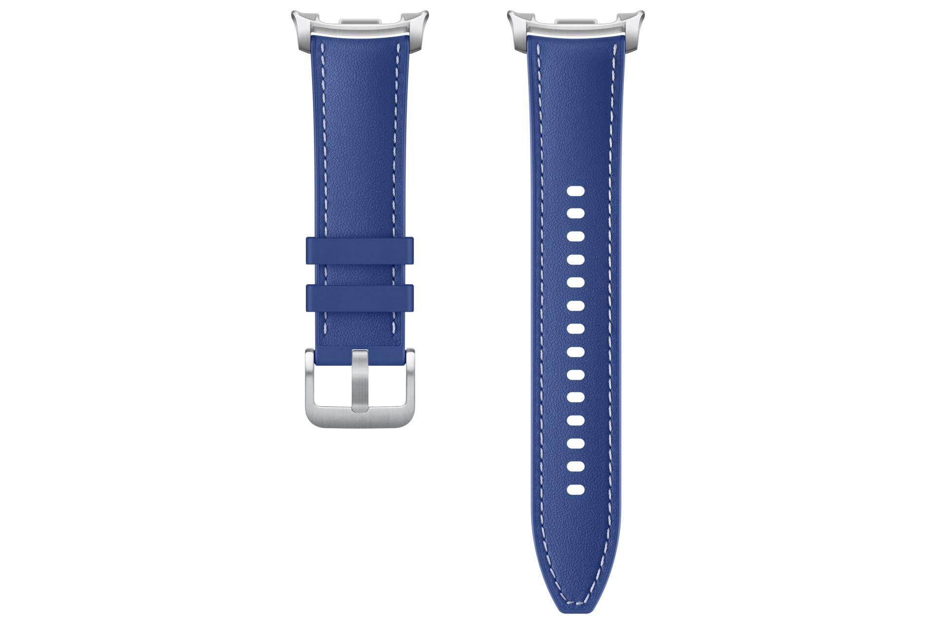 Bracelete Híbrido SAMSUNG Watch8 Classic (Azul - Imitação de pele - Azul-marinho)