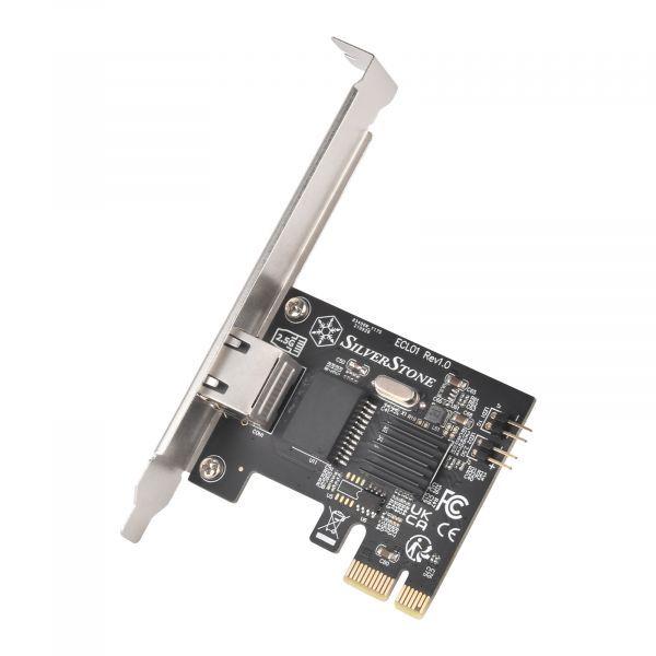 Placa de Rede PCIe SILVERSTONE SST-ECL01 (RJ-45 - 1 unidade - 2,5 Gbit/s - Preto), miniatura 5
