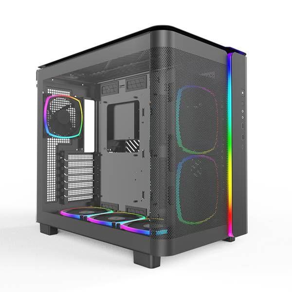 Caixa PC ATX MONTECH King 95 PRO ARGB (ATX, Micro-ATX, Mini-ITX - ATX, SFX, SFX-L - Midi Tower - Preto) — miniatura 3