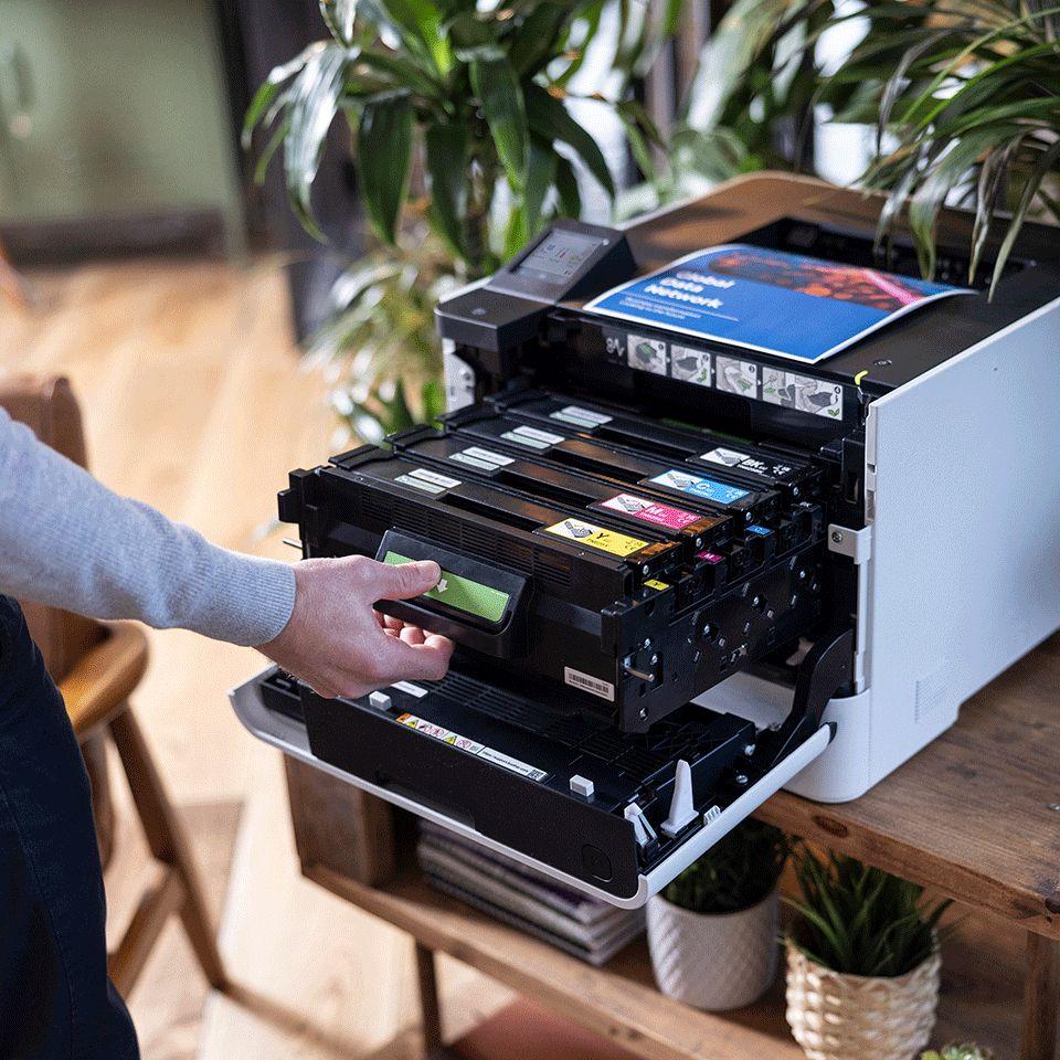 Impressora Laser a Cores BROTHER HL-L8430CDW (A4 - 300 folhas - Cinzento) — miniatura 2