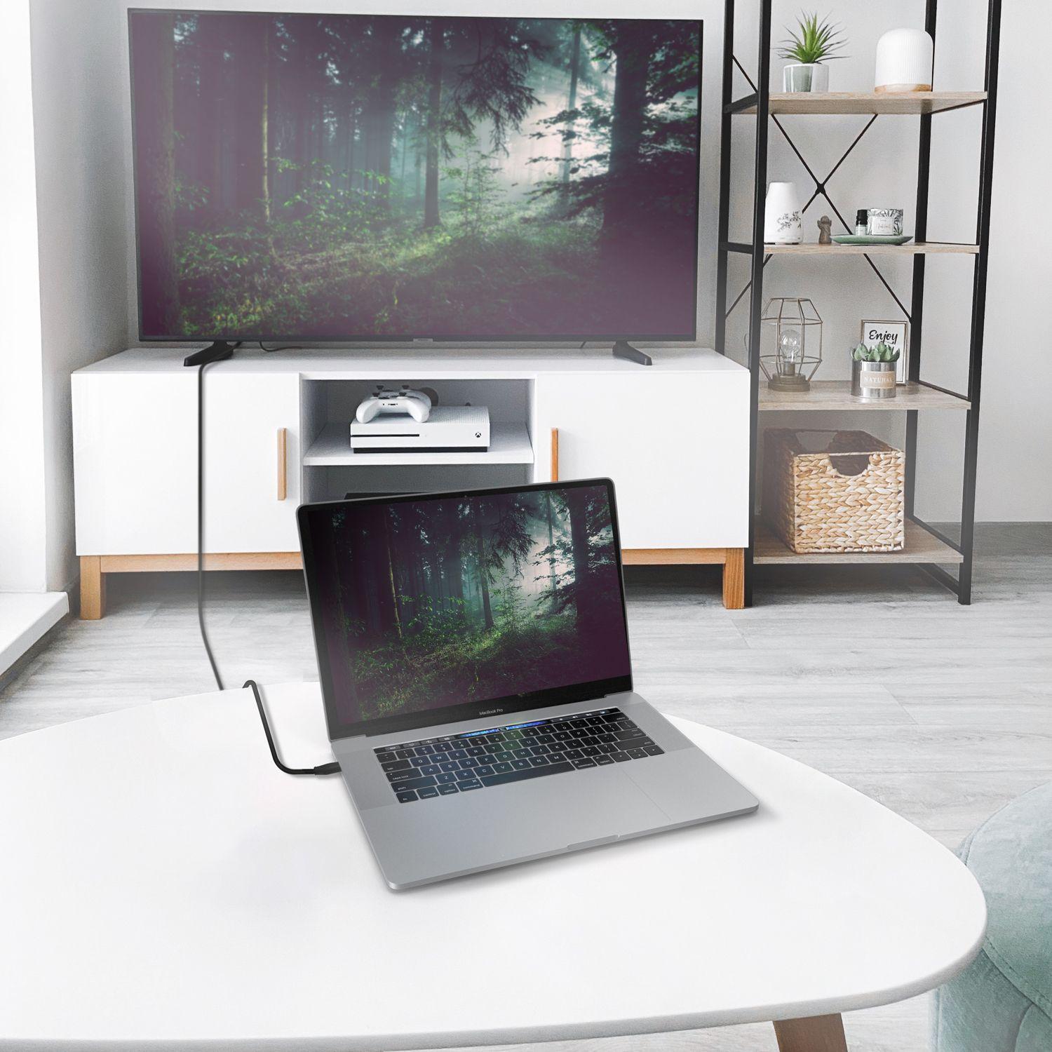Cabo Conversor AISENS A109-0712 (2 m - USB Type-C - HDMI Tipo A - Preto) — miniatura 4