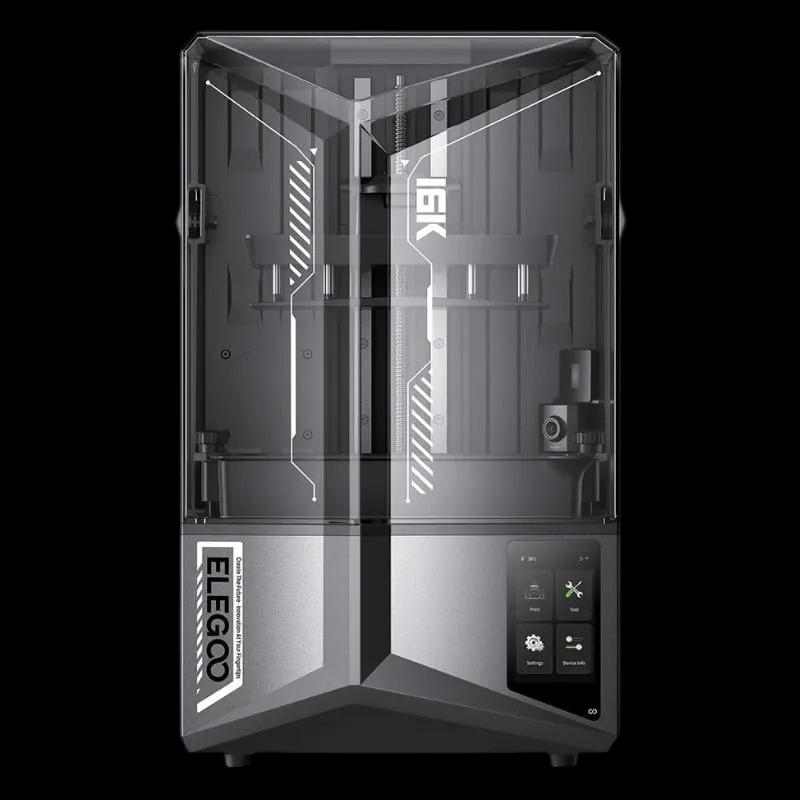 Impressora 3D de Resina ELEGOO Saturn 4 Ultra 16K (USB, Wi-Fi e Ethernet LAN - Cinzento)