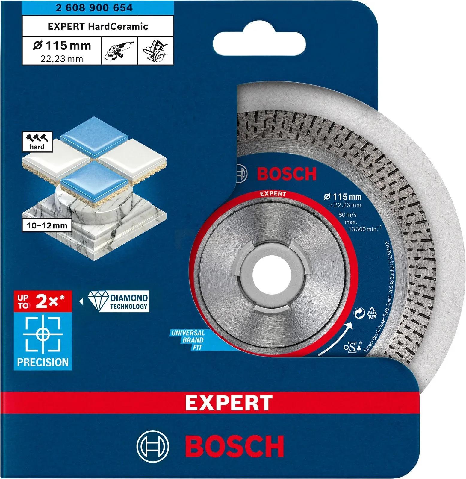 Disco de Corte Diamantado BOSCH Expert HardCeramic (Ø 115 mm - Furo 22,23 mm), miniatura 2