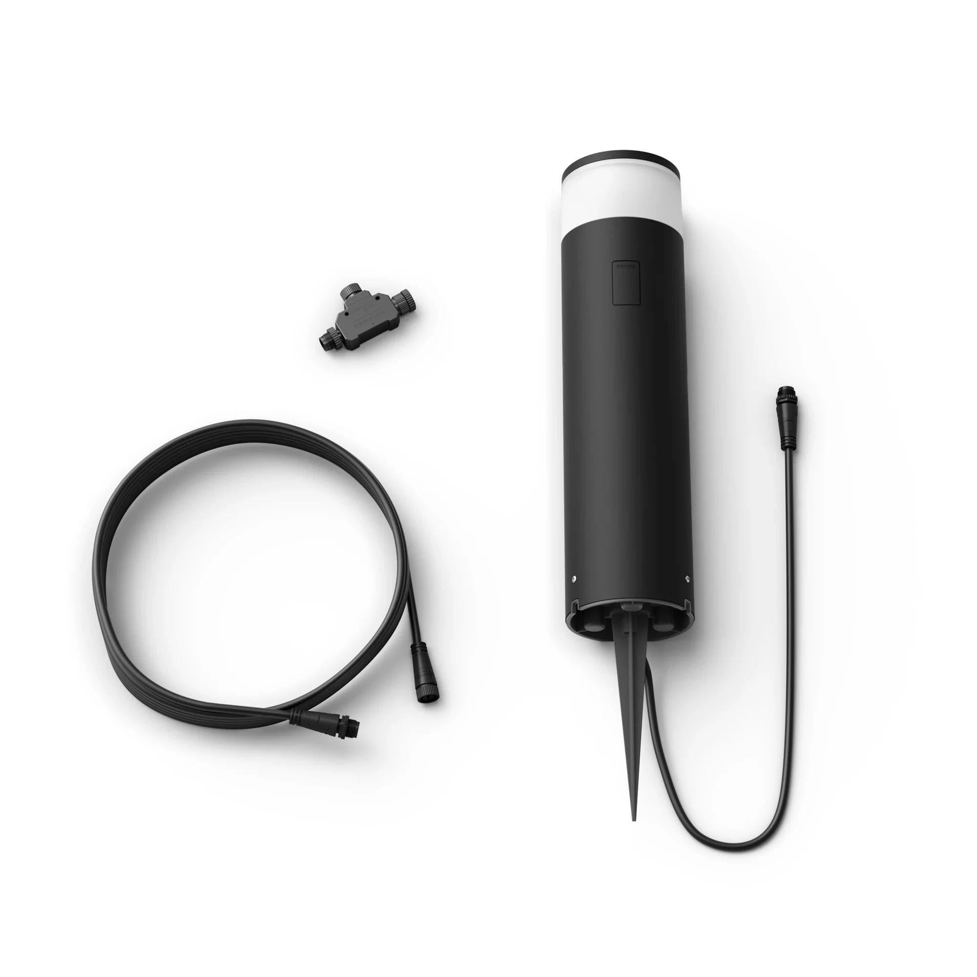 Poste de Iluminação Exterior PHILIPS Hue Calla 17437/30/P7 (Bluetooth e Zigbee - Bluetooth/Zigbee - Preto) — miniatura 2
