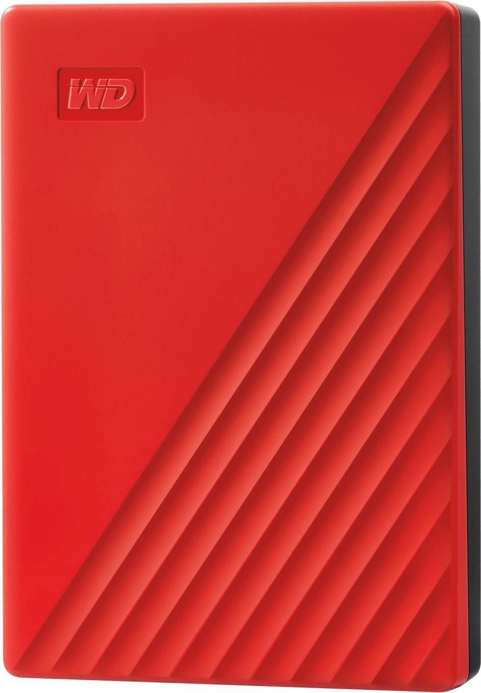 Disco Rígido Externo WESTERN DIGITAL My Passport 6TB (6 TB - 2,5" - Micro-USB B - Vermelho)