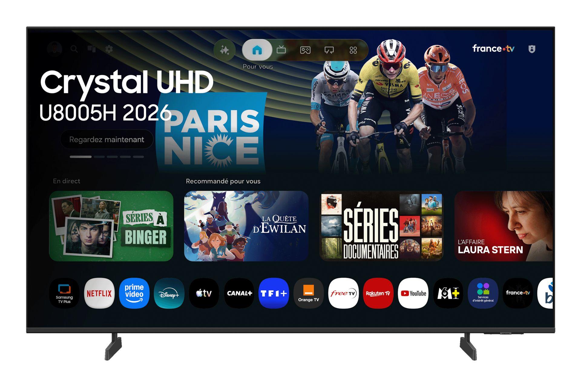 Televisão SAMSUNG TV TU85U8005HUXXC (85" - 4K Ultra HD - 3840 x 2160 pixels - Preto)