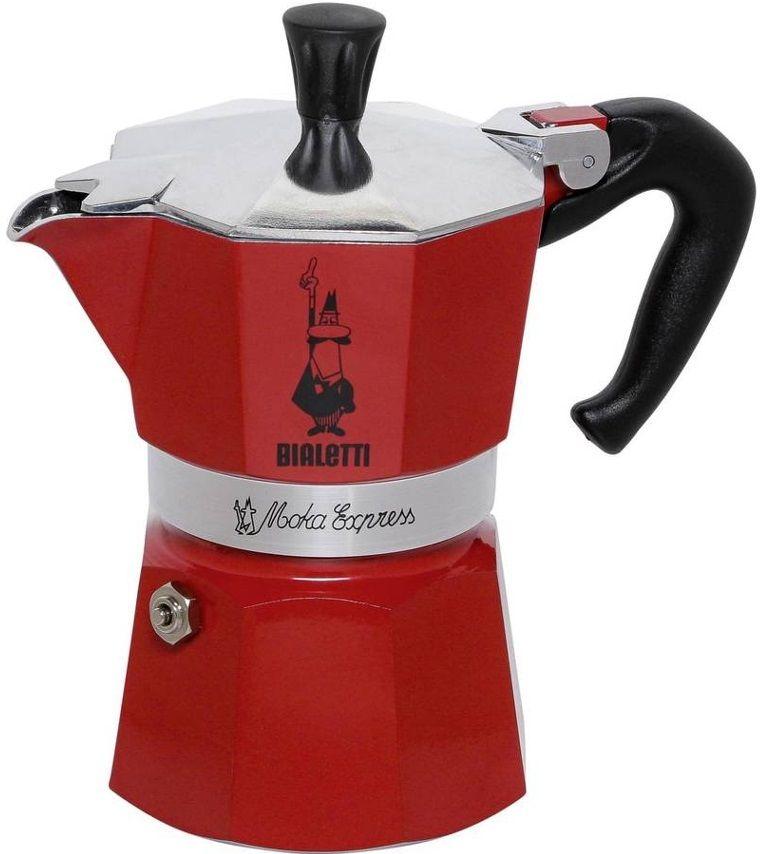 Cafeteira Italiana BIALETTI Moka Express 3T (Café moído - Vermelho), miniatura 2