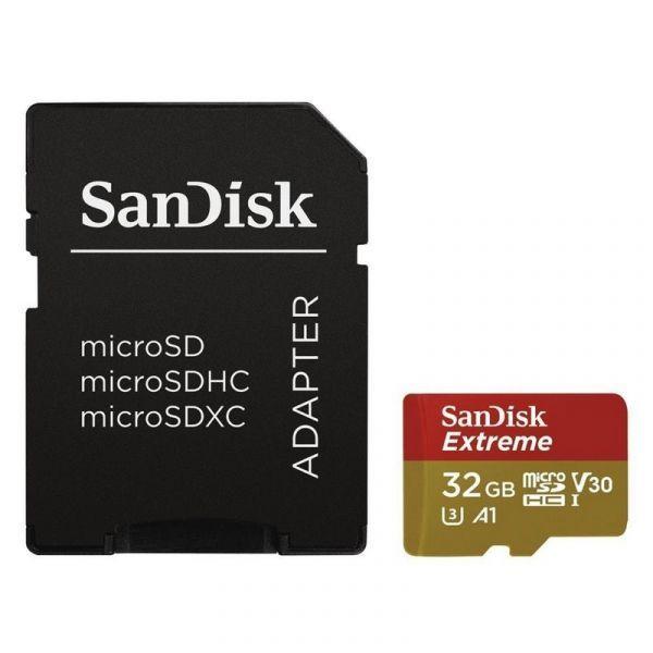 Cartão de Memória SANDISK Extreme microSDHC 32GB (32GB - Classe 10 - 100 MB/s - Vermelho, Branco e Amarelo), miniatura 2