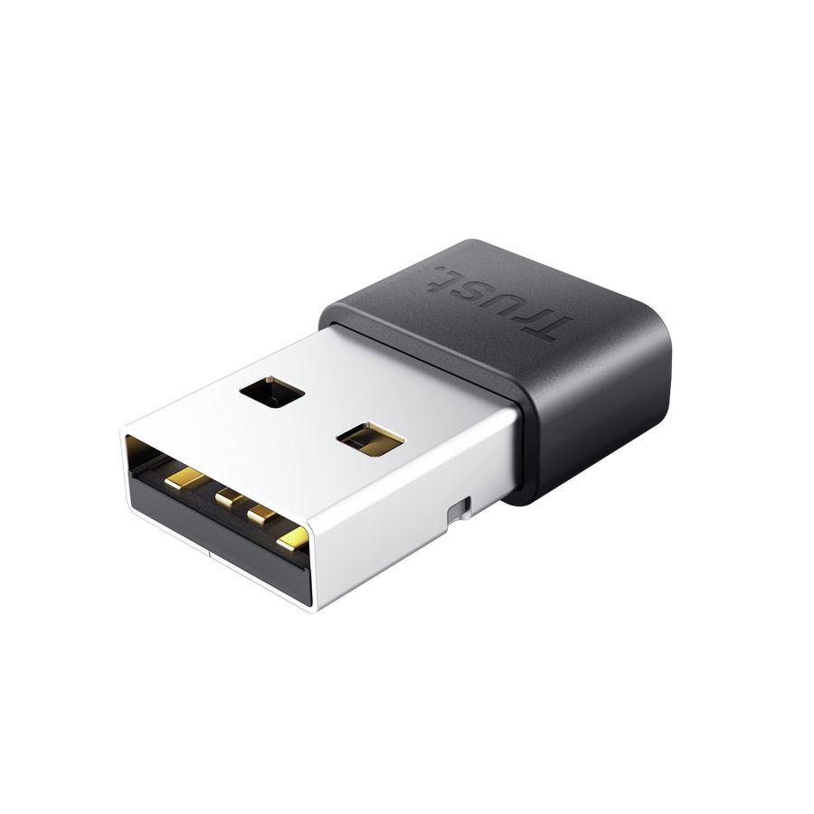 Adaptador USB Bluetooth TRUST Myna 26027 (USB Type-A - Até 3 Mbps - Preto)