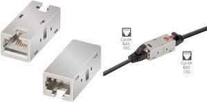 Acoplador RJ45 LOGILINK NP0067 (Cat.6A - Blindado), imagem 1