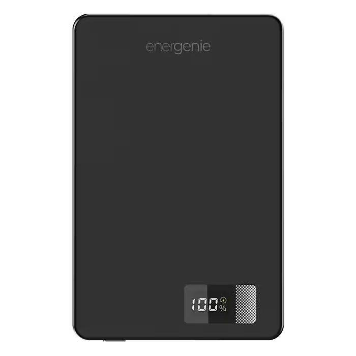 Powerbank GEMBIRD PB10-WPC15M-LCD-01 (10000 mAh - Sem fios magnético - Preto), miniatura 2