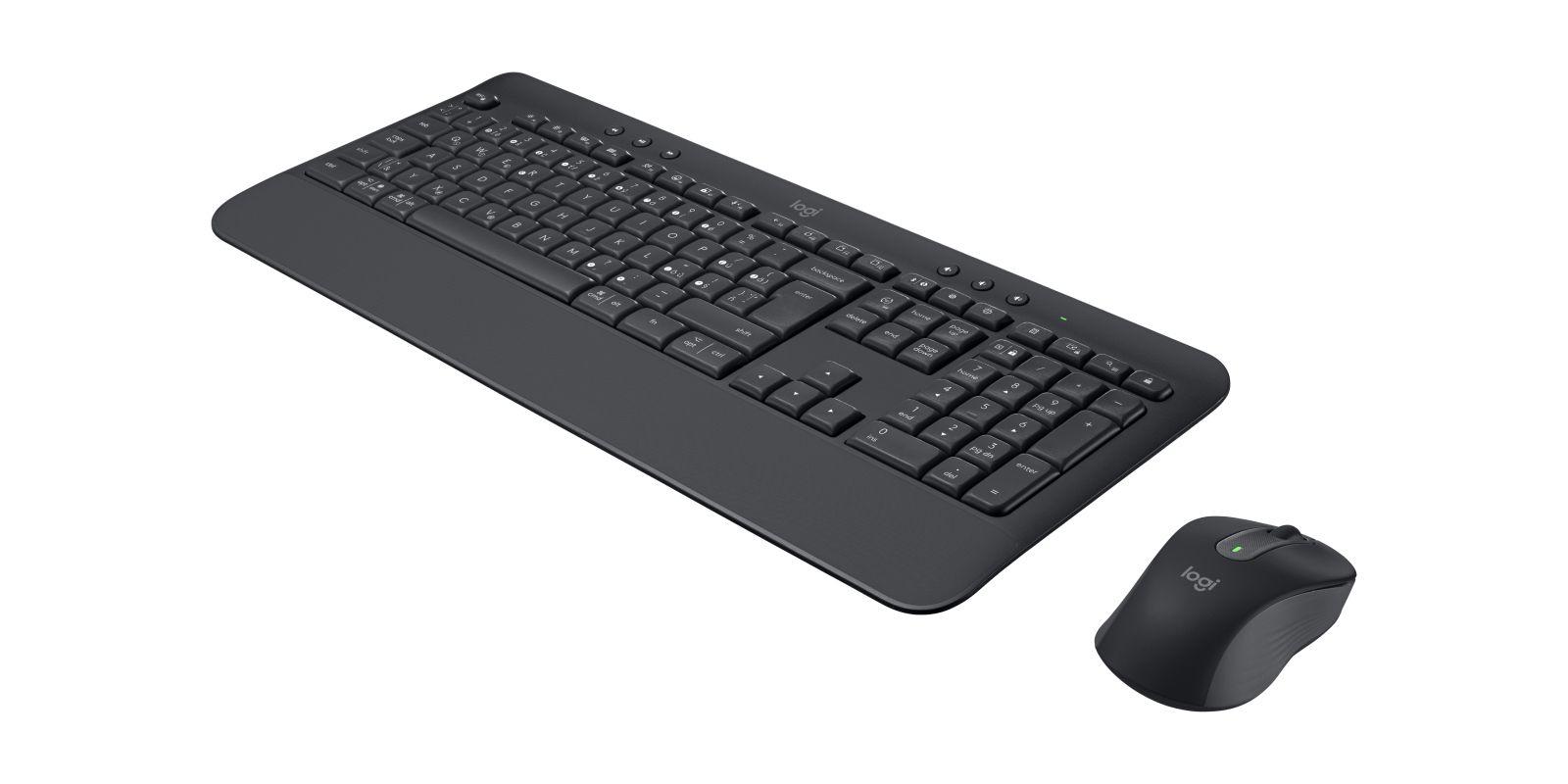 Conjunto de Teclado e Rato LOGITECH MK650 for Business (Checo - Interruptor de membrana - Tamanho completo - Grafite)