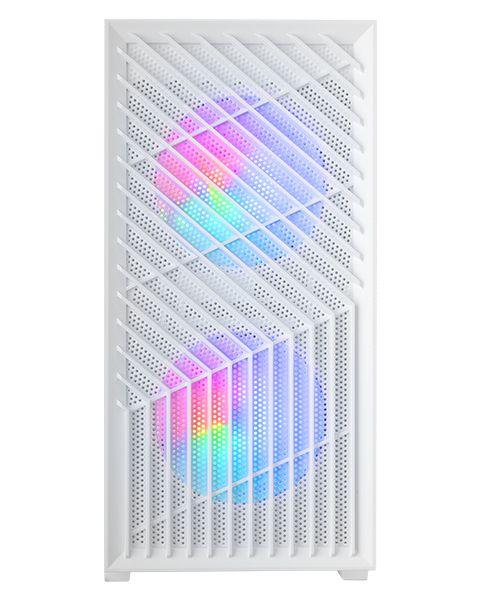 Caixa de Computador MARS GAMING MCVORTEXW (Micro ATX, Mini-ITX - Mini Tower - Rede, SGCC, vidro temperado - Branco)