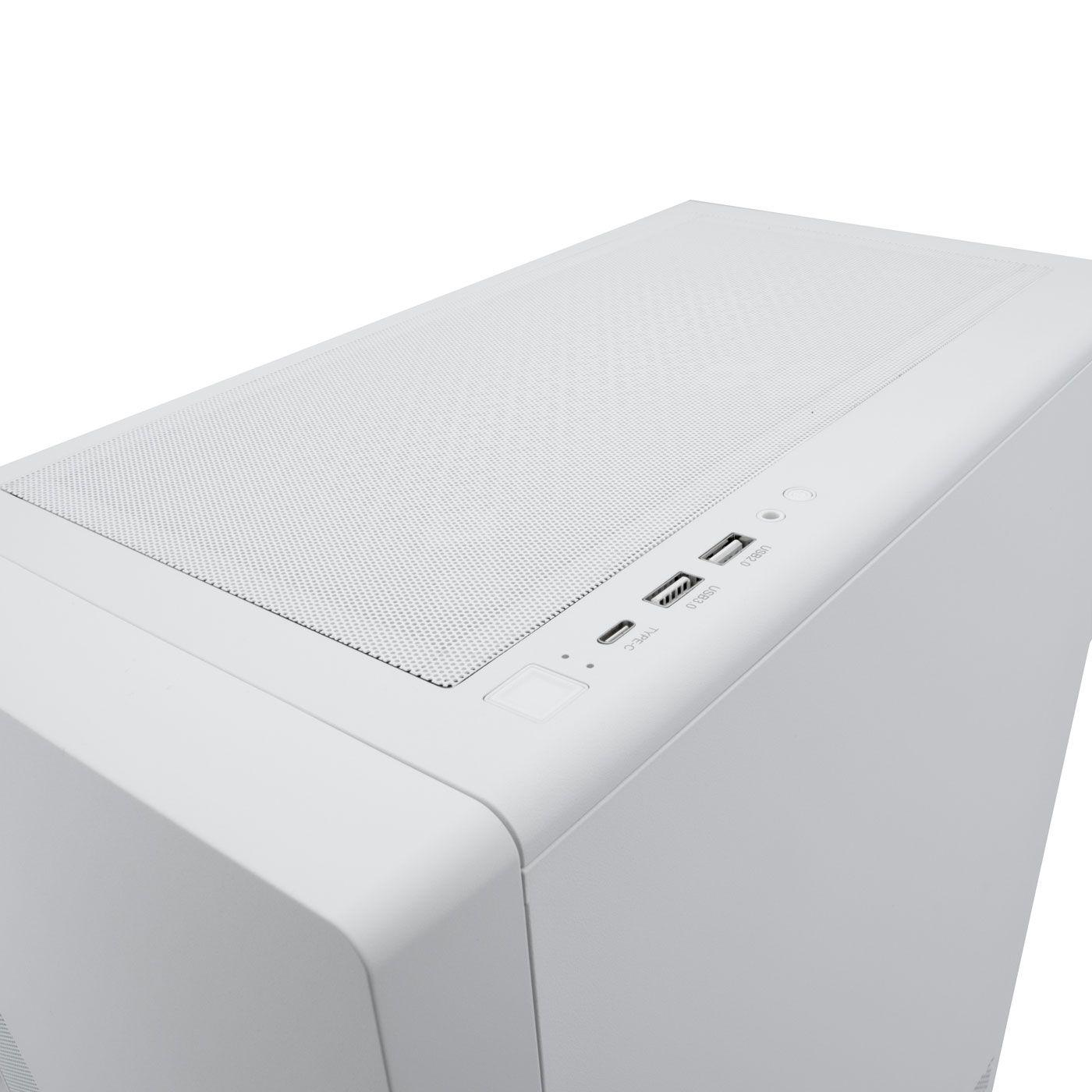 Caixa PC Gaming COOLBOX GA450 Starlight White (ATX, Micro ATX, Mini-ITX - Torre - 16,4 cm - Branco) — miniatura 3