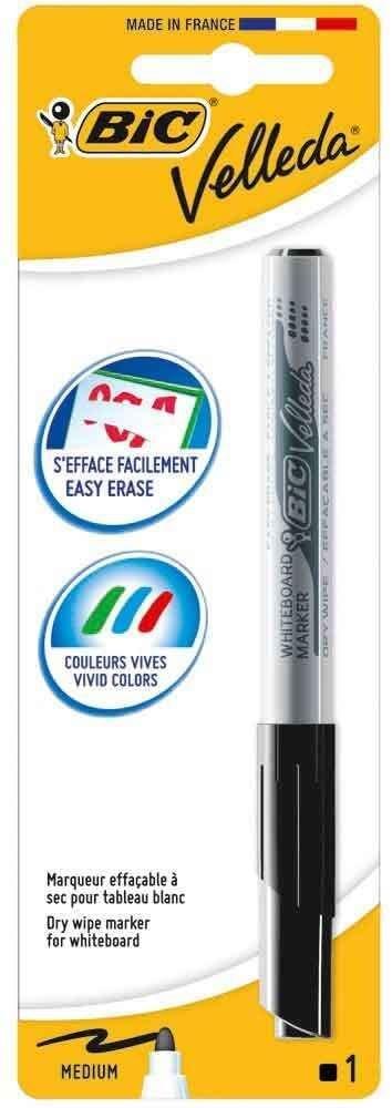 Marcador para Quadro Branco BIC Velleda 1741 (Preto)