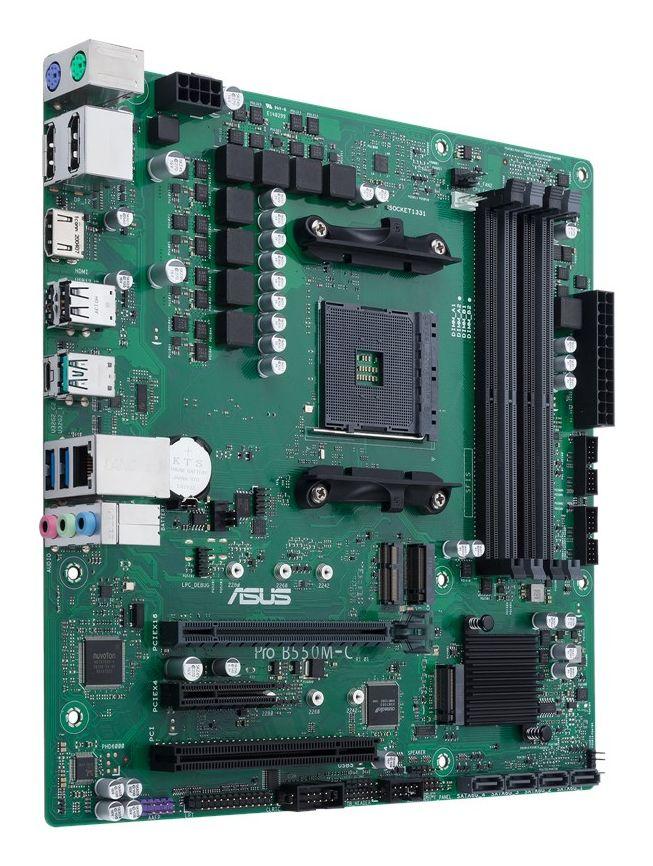 Motherboard ASUS PRO B550M-C/CSM (AM4 - micro ATX - Duplo canal - Preto) — miniatura 2