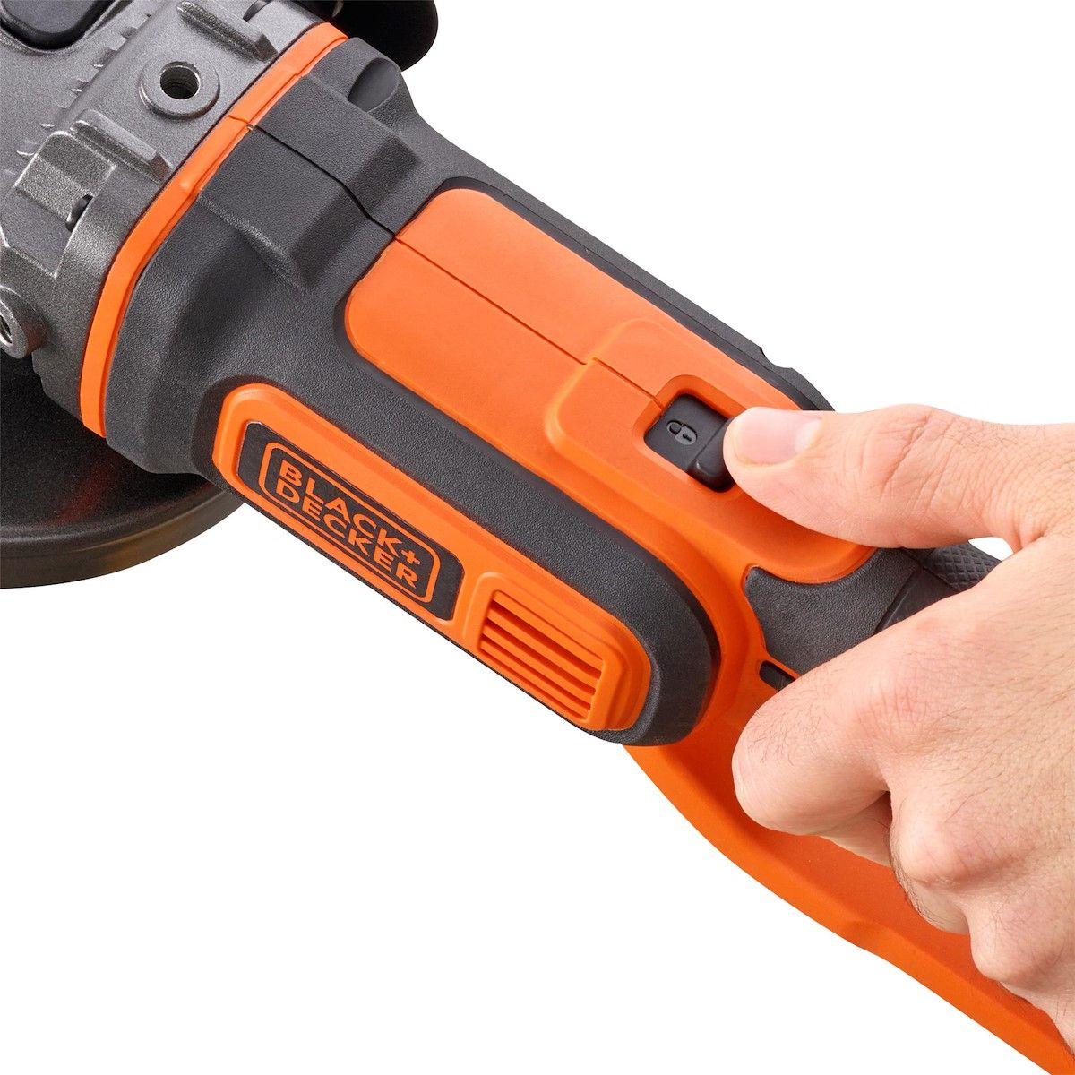 Rebarbadora Angular BLACK & DECKER BCG720N-XJ (Preto e Laranja), miniatura 4
