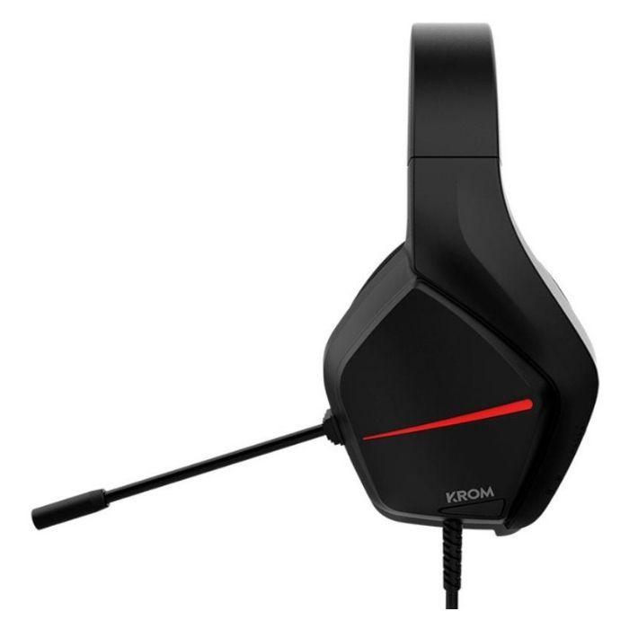 Headset Gaming KROM Kopa Move (Preto e Vermelho) — miniatura 2