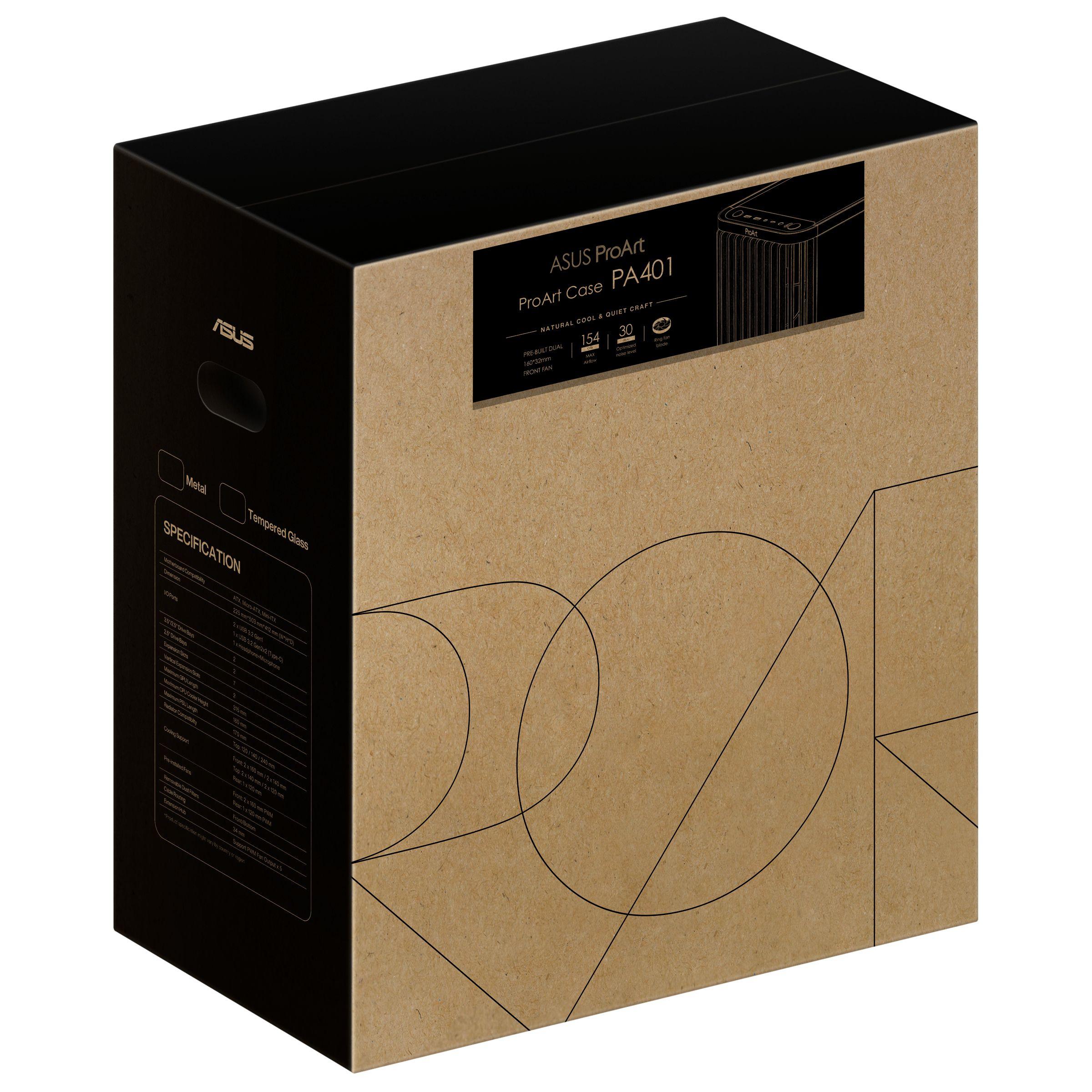 Caixa PC ASUS ProArt PA401 Wood Edition (Torre - Metal - 16 cm - Preto) — miniatura 17