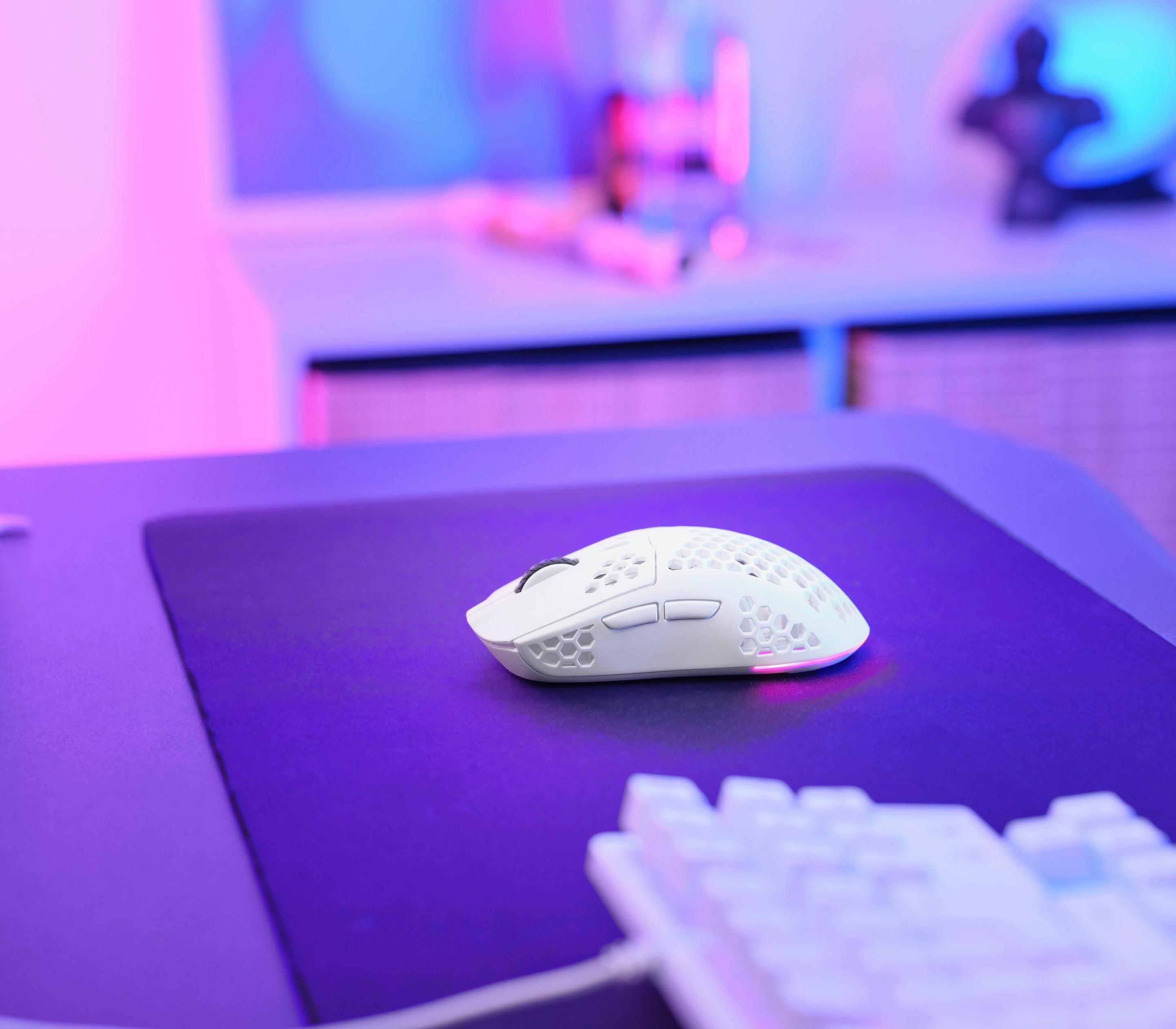 Rato TRUST GXT 929W Helox (Mão direita - 4800 DPI - Ótico - Branco) — miniatura 6