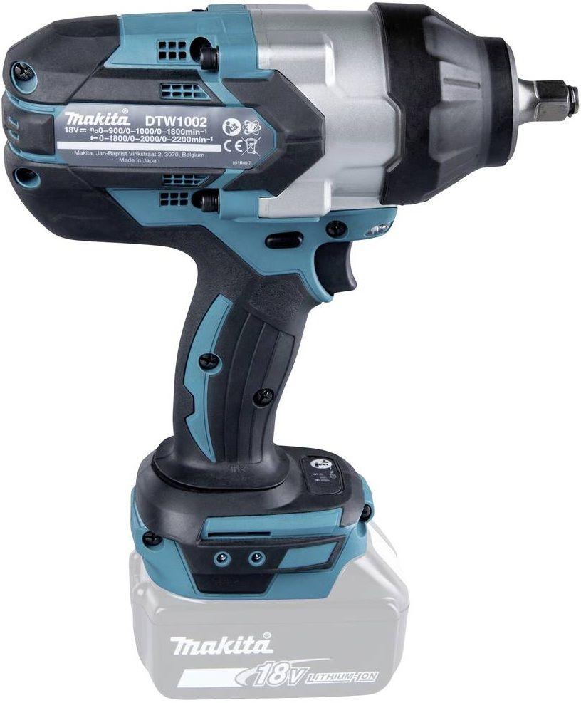 Chave de Impacto MAKITA DTW1002Z (1/2" - 1000 Nm - 18 V - Sem bateria - Preto/Verde), miniatura 3