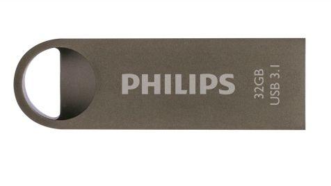Pen USB PHILIPS Moon FM32FD165B/00 (USB Type-A - 3.2 Gen 1 - Sem tampa - Cinzento)