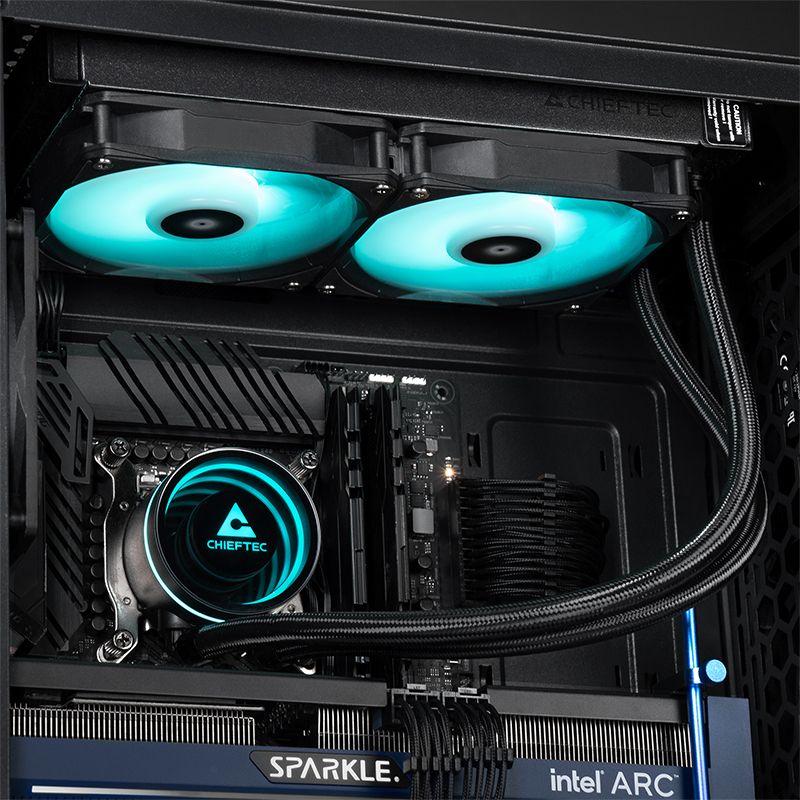 Sistema de Refrigeração Líquida para CPU CHIEFTEC ICEBERG 240 RGB (120 mm) — miniatura 9
