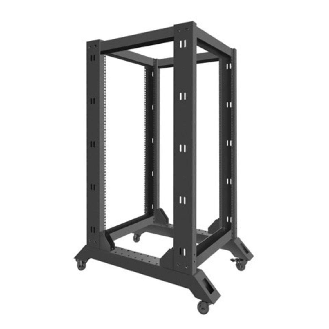 Armário Rack Aberto LANBERG OR01-6822-B (Preto)