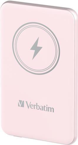 Powerbank VERBATIM Charge 'n' Go 32243 (5000 mAh - Até 20 W - USB Type-C - Rosa)