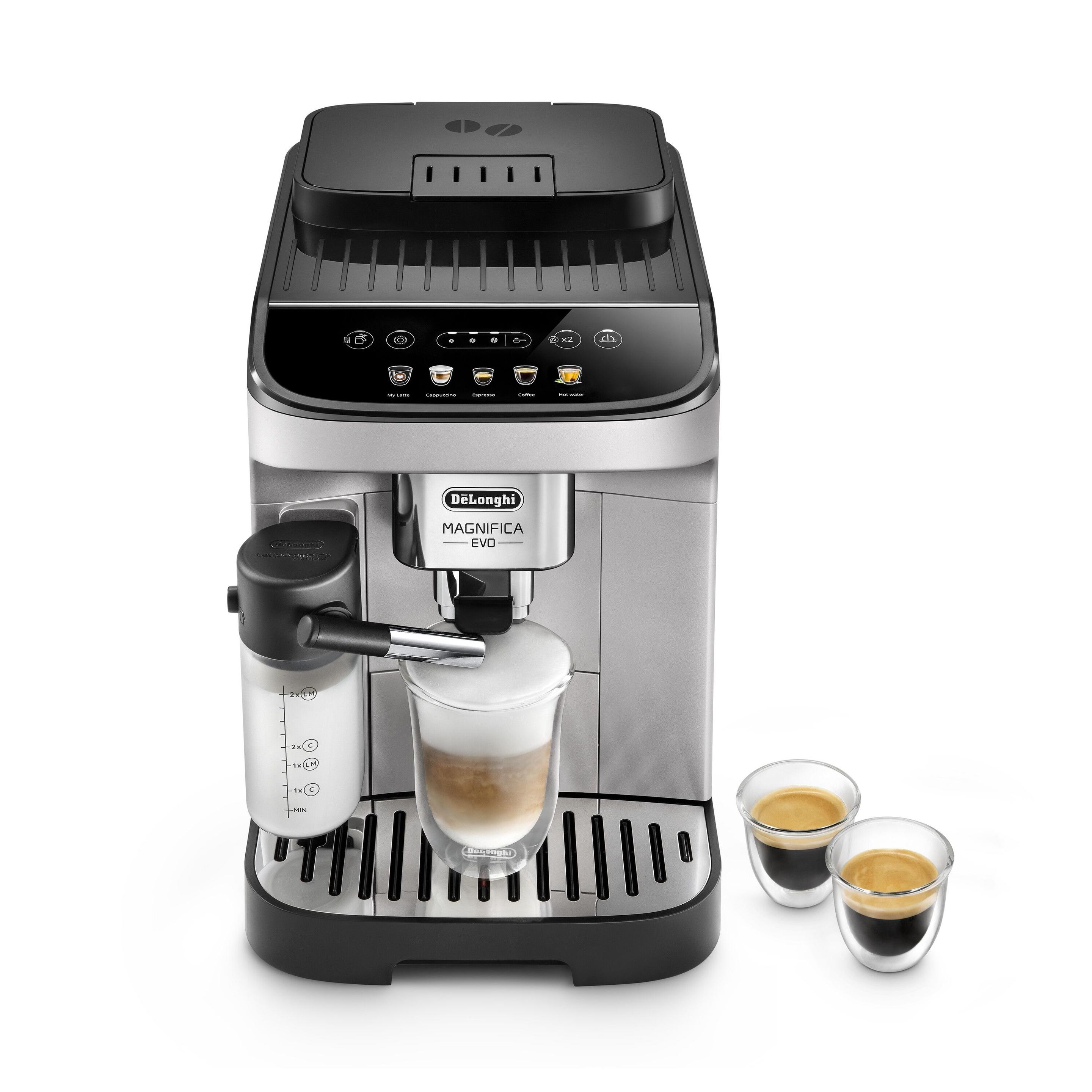 Máquina de Café Automática DELONGHI Magnifica Evo ECAM290.61.SB (Grãos de café - 1450 W - 15 bar - Preto e Prateado)