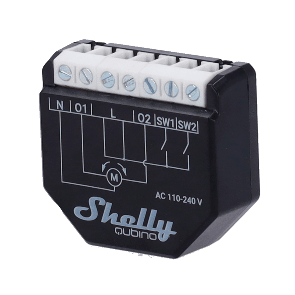 Relé Inteligente para Persianas SHELLY Wave Shutter (Plástico - Preto)