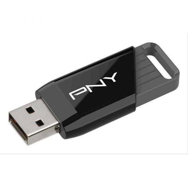 Pen USB PNY Attaché X (Slide - USB Type-A - USB 3.2 Gen 1 - Preto) — miniatura 2
