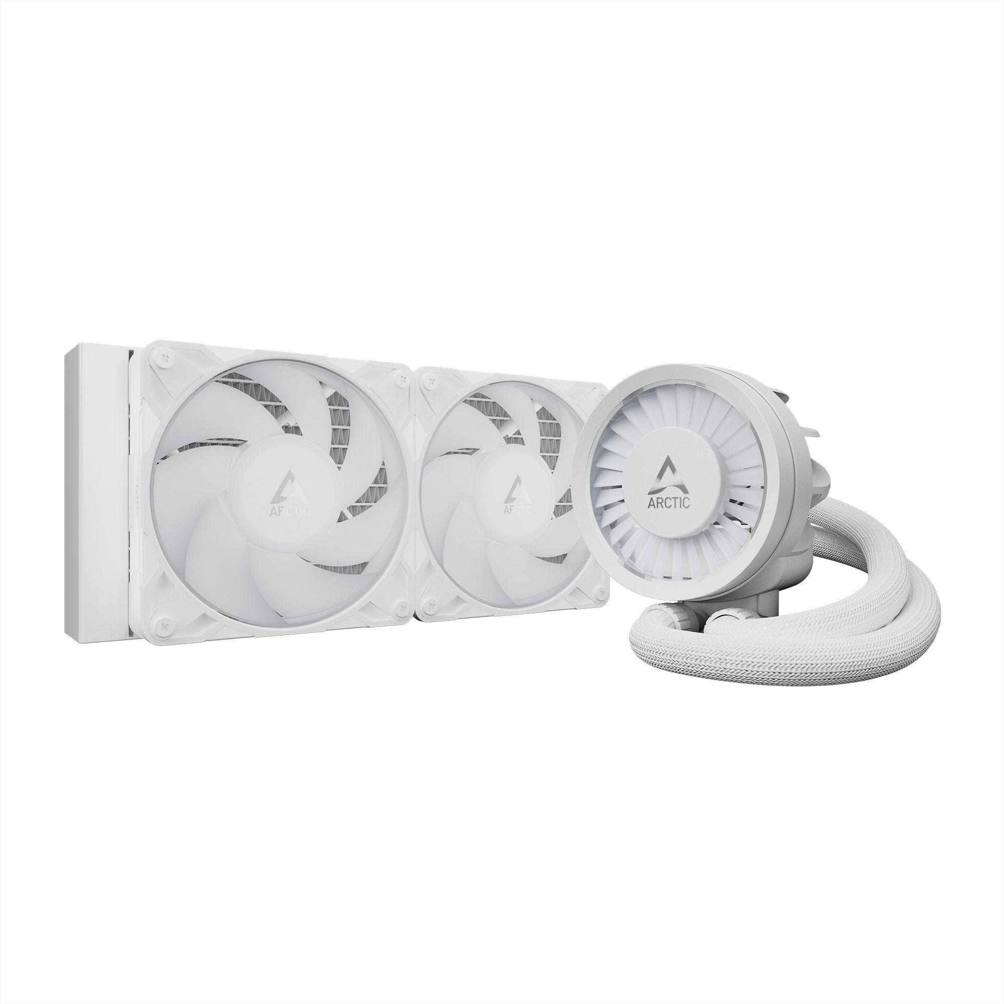 Refrigeração Líquida All-in-One ARCTIC Liquid Freezer III Pro 240 A-RGB (120 mm - 2 ventoinhas - 3000 RPM - Branco)