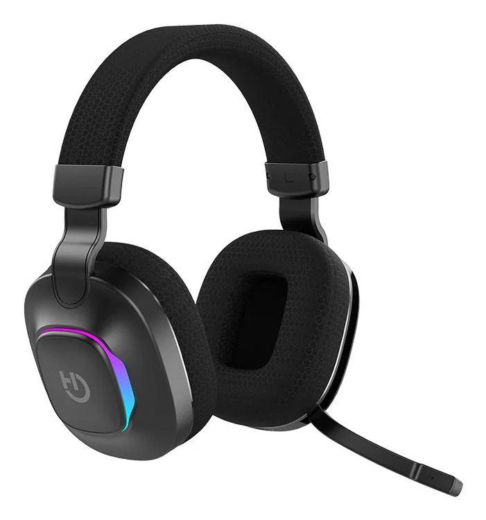 Headset Gaming HIDITEC Vortex ARGB (Binaural - Com fios e sem fios - Circum-aural - Preto), miniatura 3