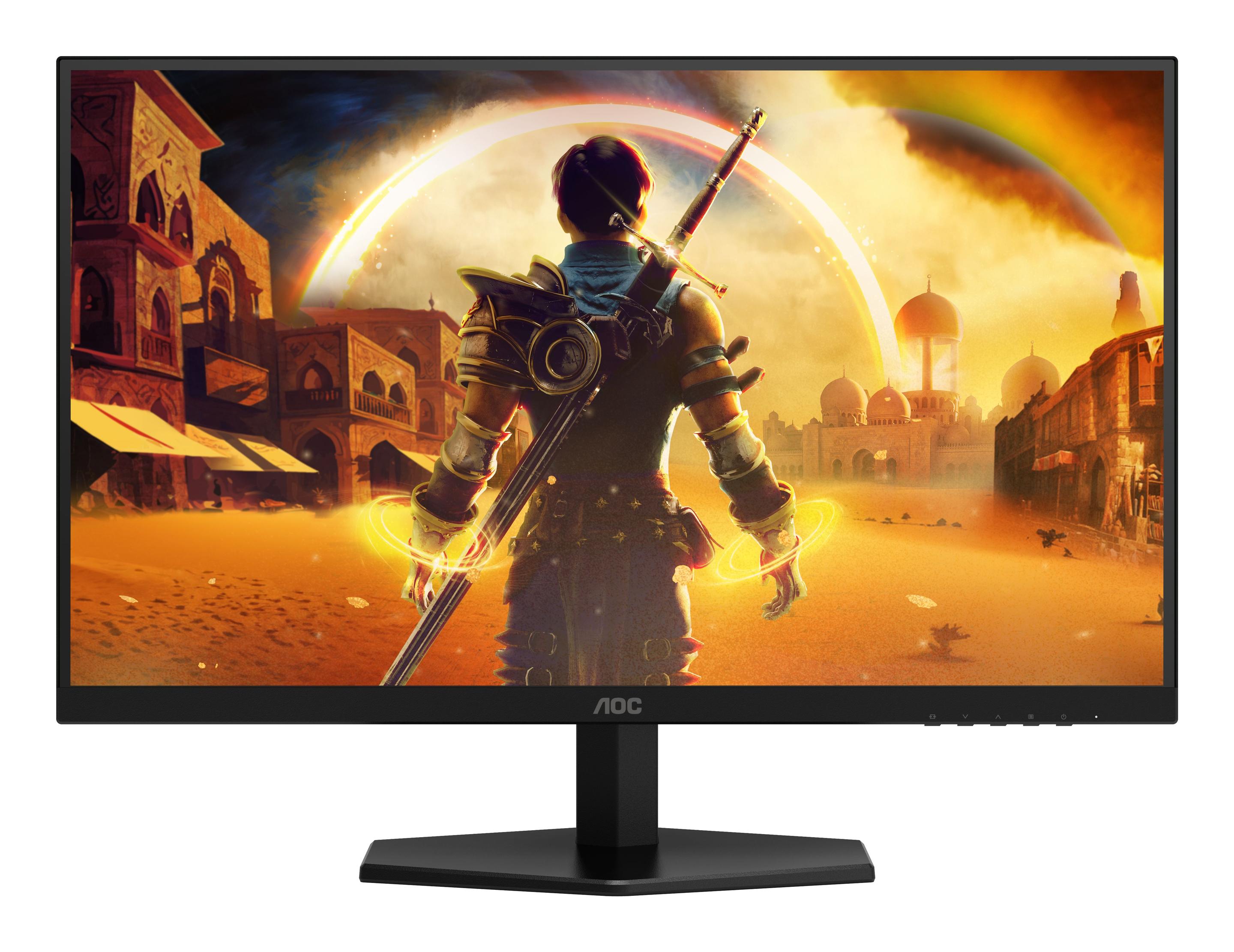 Monitor AOC Q27G42XNE (27" - Fast VA - 180 Hz - Preto e Vermelho) — miniatura 4