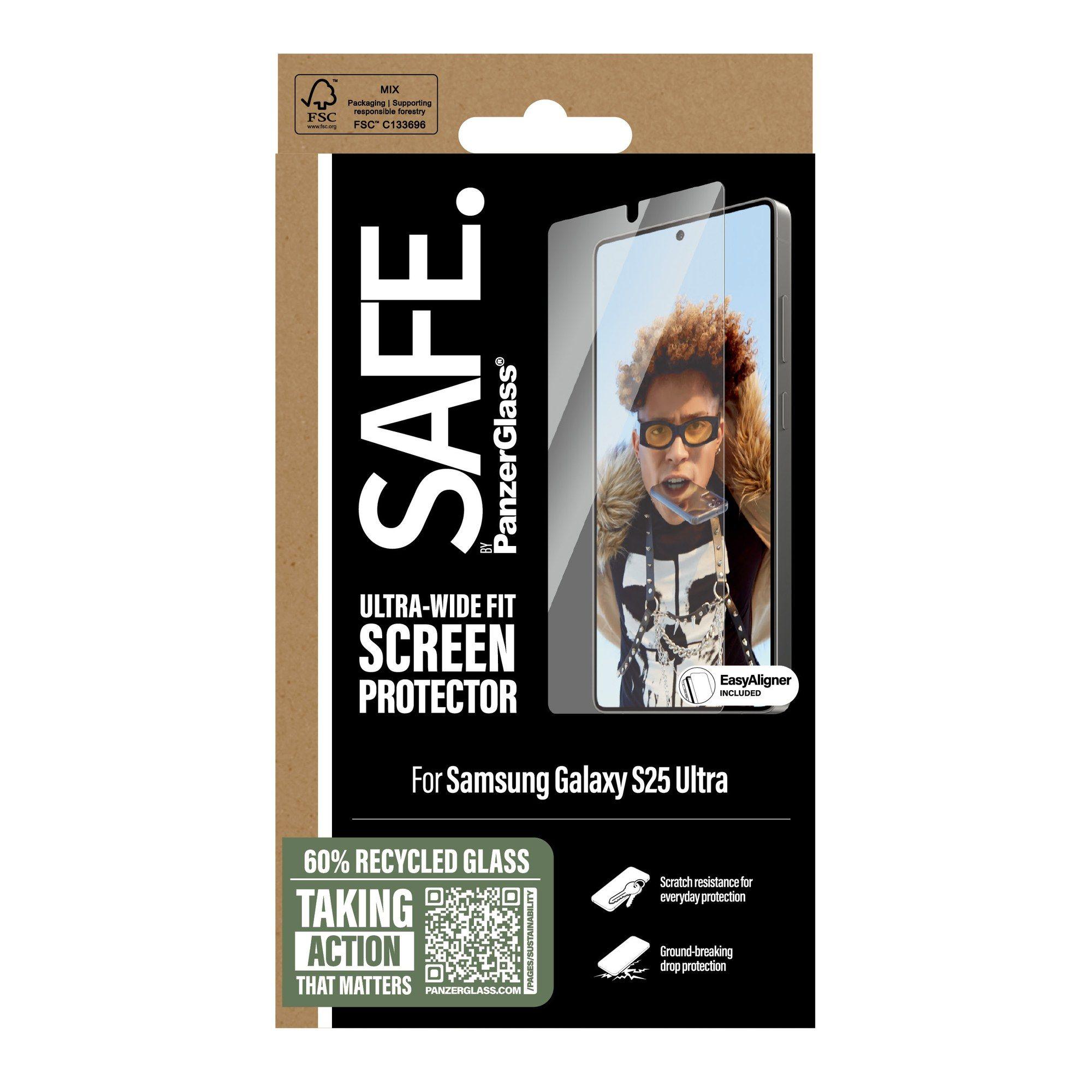 Protetor de Ecrã PANZERGLASS SAFE. by® para Samsung Galaxy S25 Ultra (Samsung Galaxy S25 Ultra - Transparente) — miniatura 3