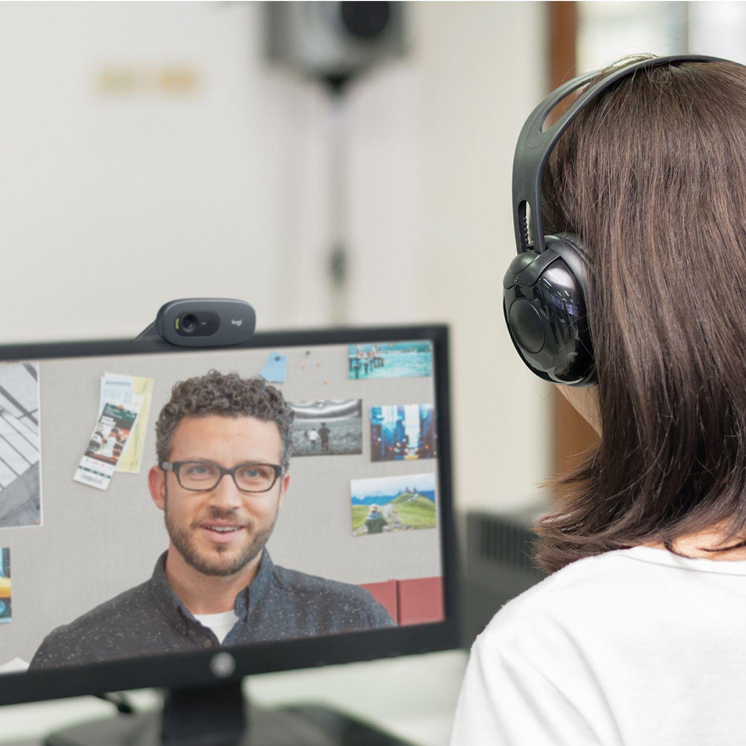 Câmara Web LOGITECH C505 (720p - 30 fps - 1280 x 720 píxeis - Grafite) — miniatura 5